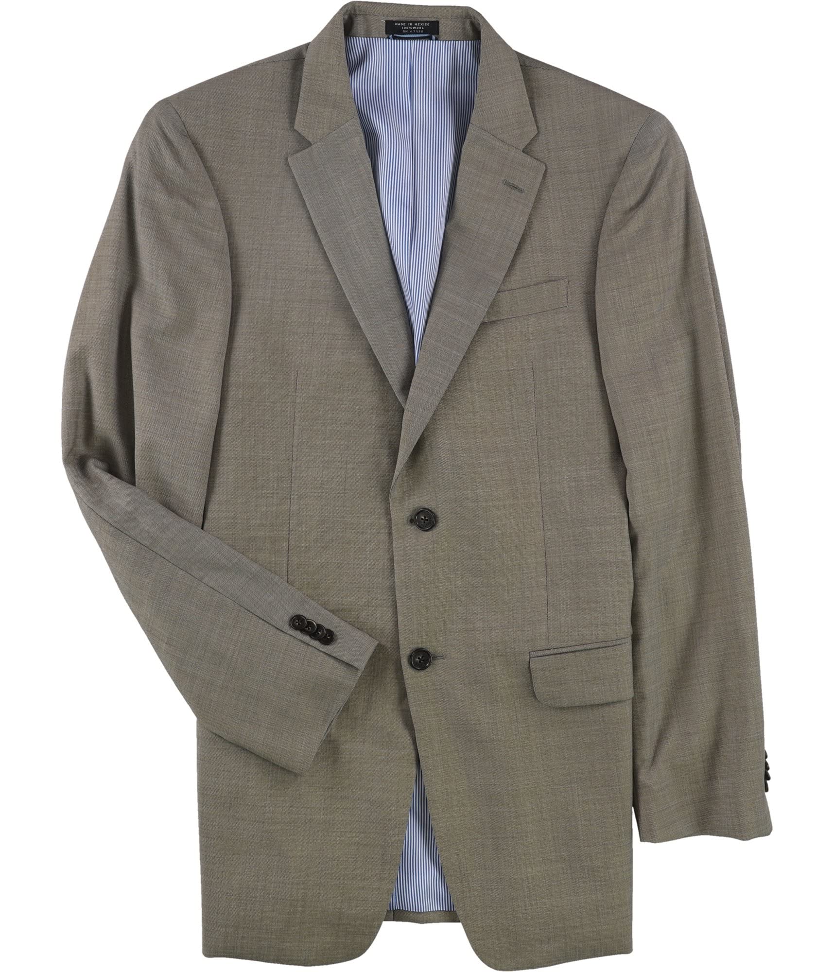 Tommy Hilfiger Men's Slim Fit Wool Coat with 2 Buttons & Side Vents - Classic Winter Overcoat for Business, Office & Formal Occasions