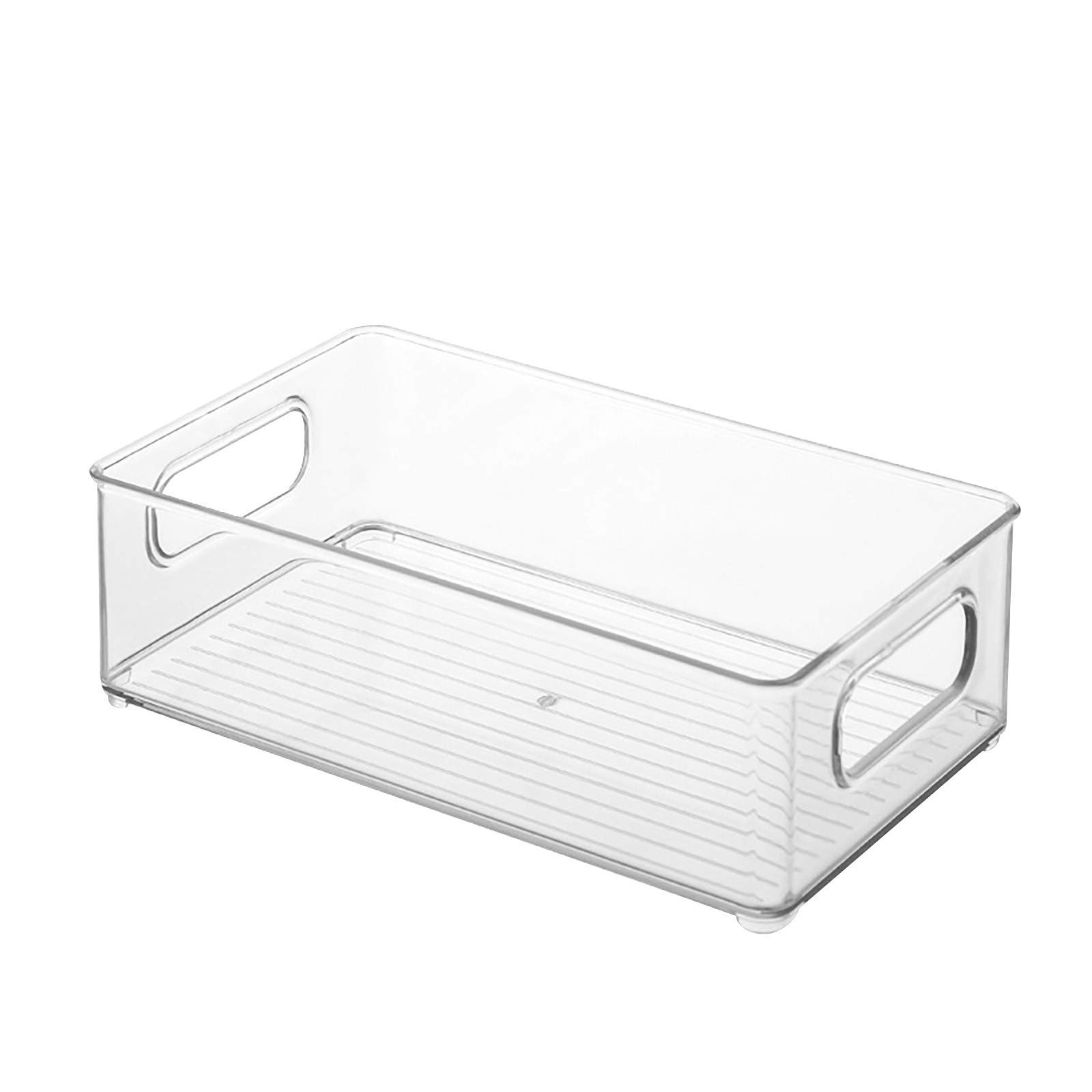 Transparent Handle Storage Canisters for Kitchen & Fridge Organization