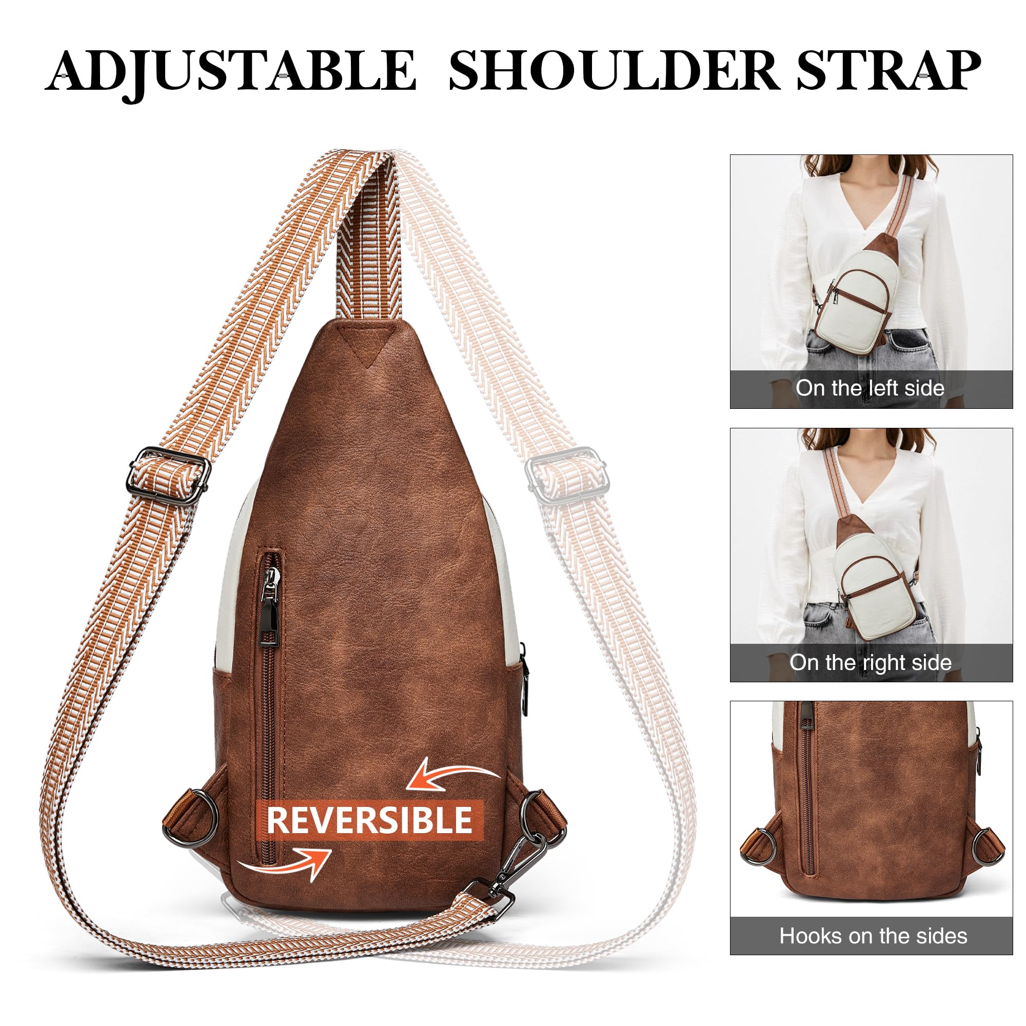 Stylish Unisex Crossbody Sling Bag with 5 Pockets - Anti-Theft Fanny Pack for Women & Men | Perfect for Travel, Gym & Outdoor Activities
