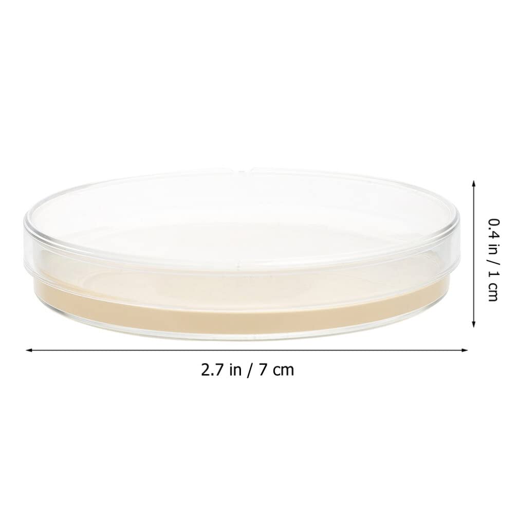 10pcs Nutrient Agar Petri Dishes with Lids for Lab Cultures