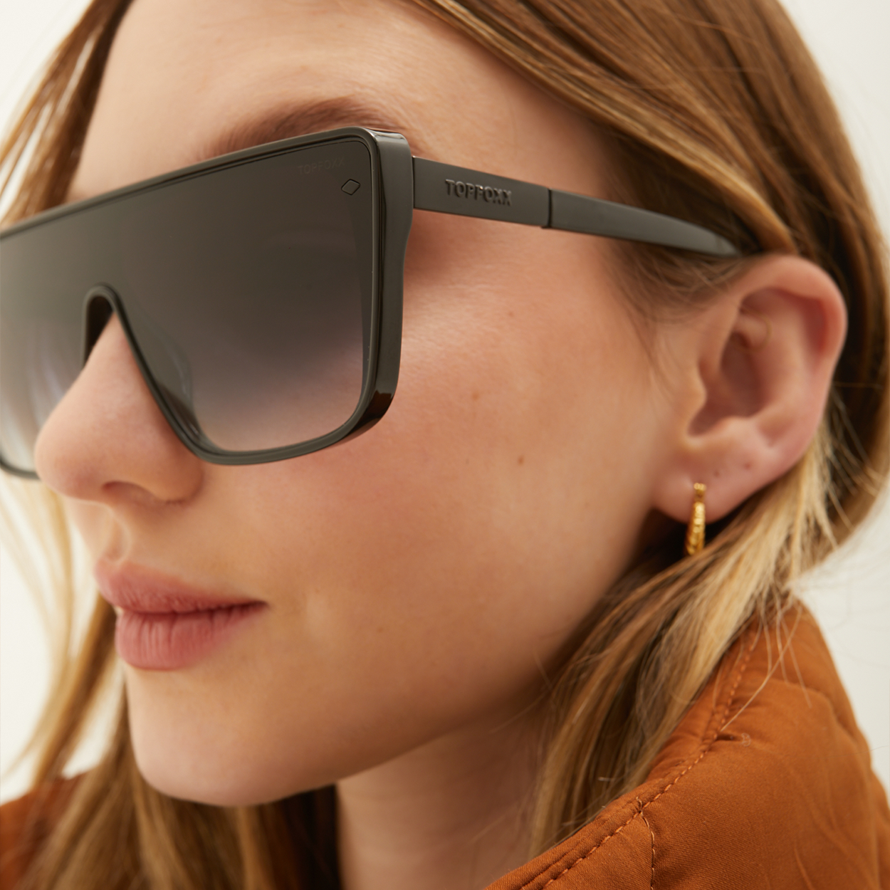 Rayz Limited Edition Black Square Sunglasses for Men & Women - UV Protection, Polarized Lenses - Perfect for Driving, Beach & Outdoor Activities