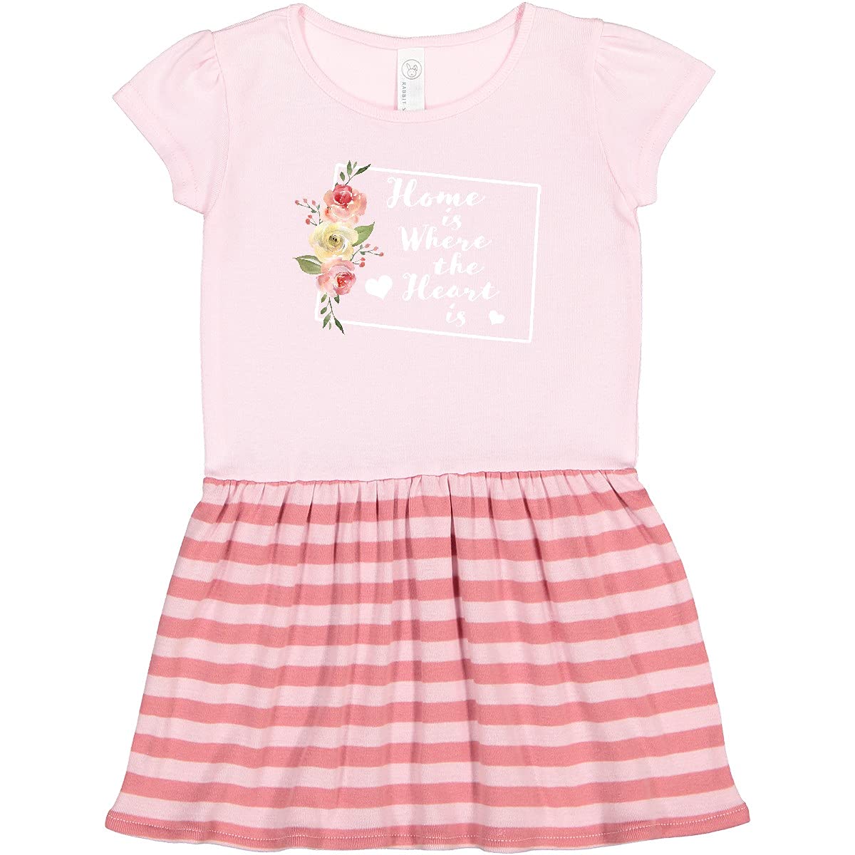 Inktastic Colorado Home is Where The Heart is Watercolor Print Toddler Dress - Cute Outfit for Girls, Baby Shower Gift, Family Vacation & Photo Shoot Outfit