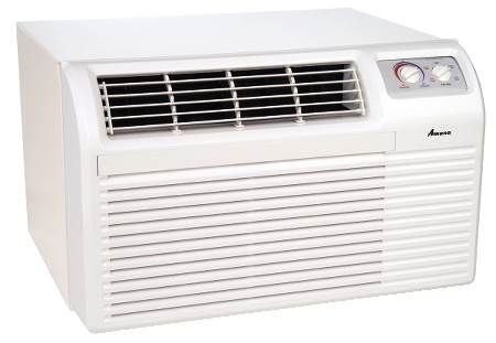 Amana Thru-the-Wall Air Conditioner 26 Mini-PTAC Unit with R410a Refrigerant - Perfect for Small Rooms, Apartments, and Offices