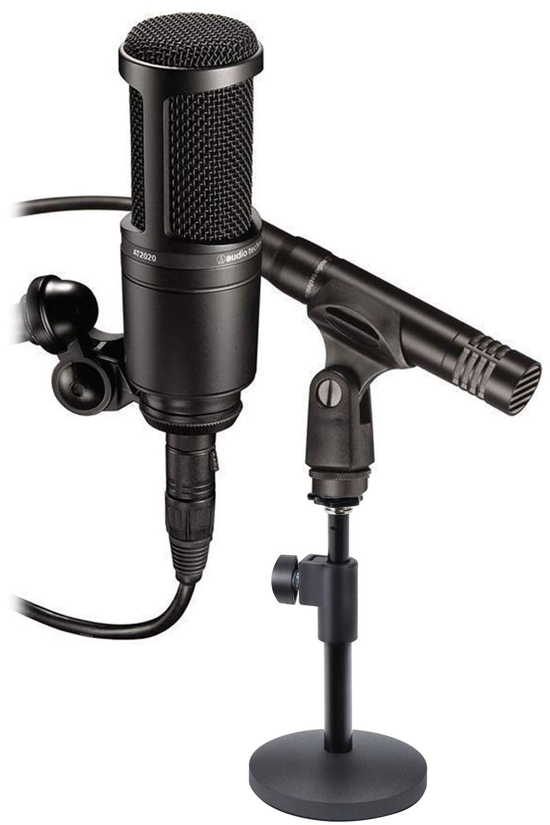 Audio Technica AT2041SP Professional Studio Condenser Microphone Kit with AT2020 & AT2021 Mics and Adjustable Mic Stand - Perfect for Podcasting, Voice Overs, Music Recording & Home Studio Setups