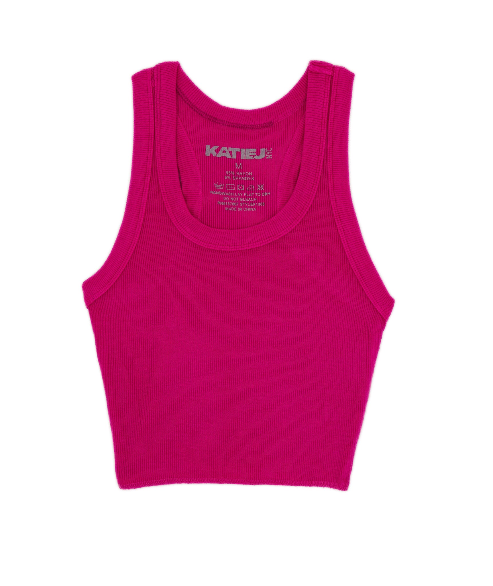 Katie J NYC Juniors Livi Tank Top - Women's Fashion Casual Sleeveless Shirt for Summer, Beach, and Everyday Wear