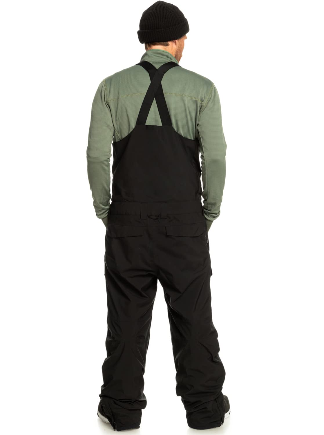 Quiksilver Men's Utility Bib Overalls - Durable Workwear Jeans for Outdoor & Farming Activities