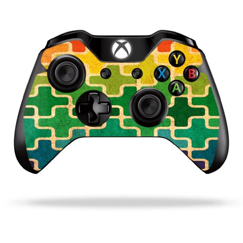 Protective Vinyl Skin Decal Wrap Sticker for Microsoft Xbox One/One S Controller - Custom Puzzle Design for Gaming Protection & Style Enhancement - Perfect for Gamers, Collectors, and Console Customization