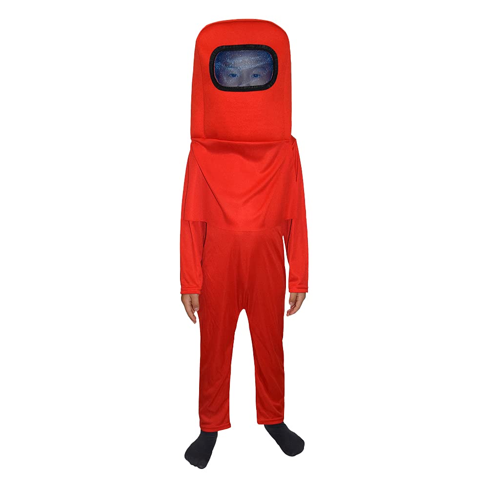 Kids Astronaut Costume Set with Jumpsuit & Backpack - Halloween & Christmas Cosplay Outfit for Boys & Girls | Perfect for Dress-Up, Role Play & Space-Themed Parties