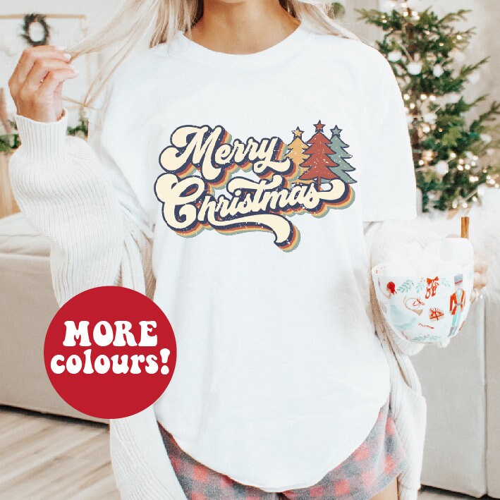 Merry Christmas T-Shirt - Festive Holiday Tee for Men & Women | Multiple Colors Available | Perfect for Parties, Gifts & Family Photos