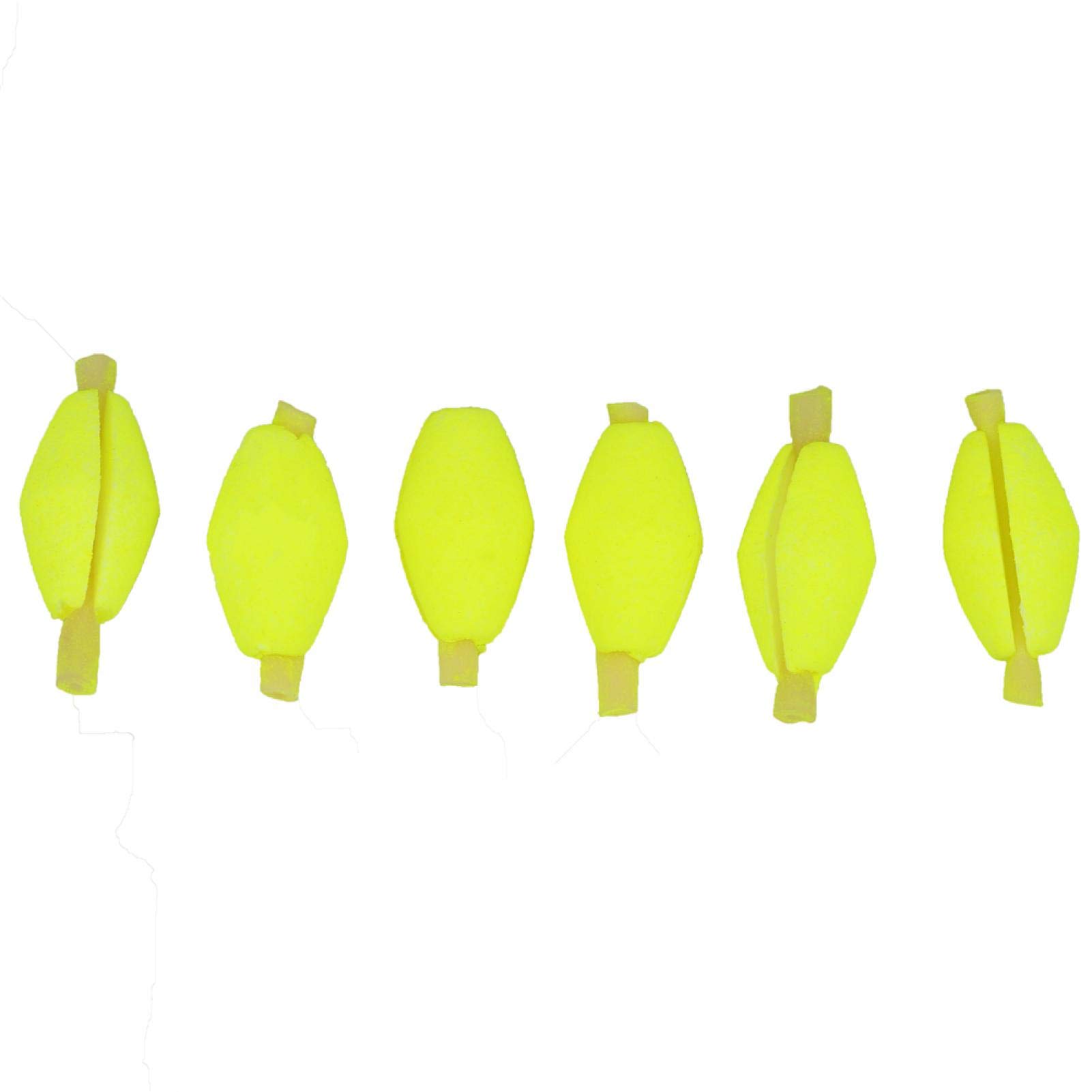 Vingvo Foam Fishing Strike Indicator Bobbers - 12 Pack Yellow for Fly Fishing, Freshwater & Saltwater - Perfect for Trout, Bass, and Panfish Anglers