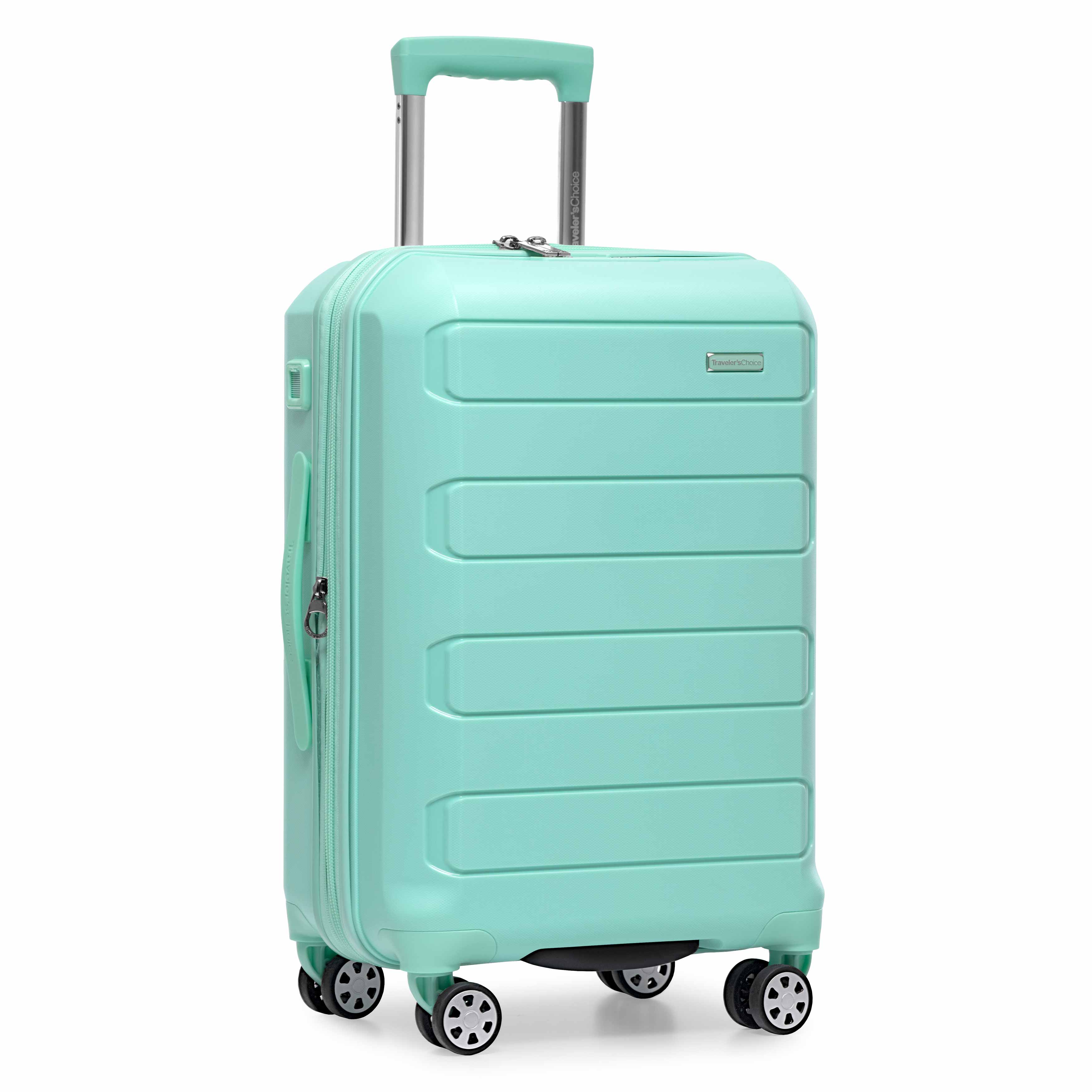 Pagosa 3 Piece Luggage Set - Lightweight Spinner Suitcase with TSA Lock - Perfect for Travel, Business Trips & Vacations