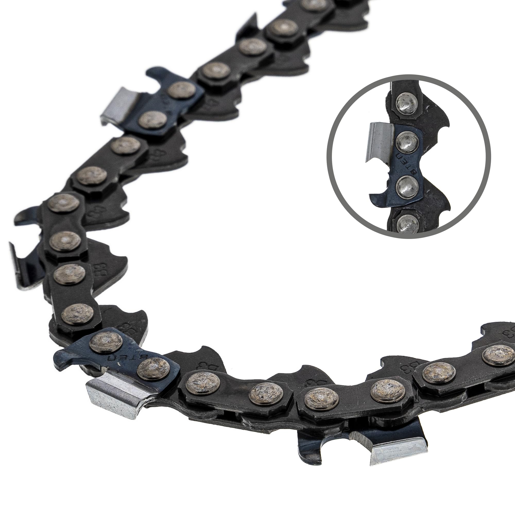 8TEN 24 Inch Ripping Chainsaw Chain .050 Gauge 3/8 Pitch 84DL - Compatible with Husqvarna 455 Rancher, Echo CS-590, Stihl MS 270 (5 Pack) - Perfect for Woodworking, Logging, and DIY Projects