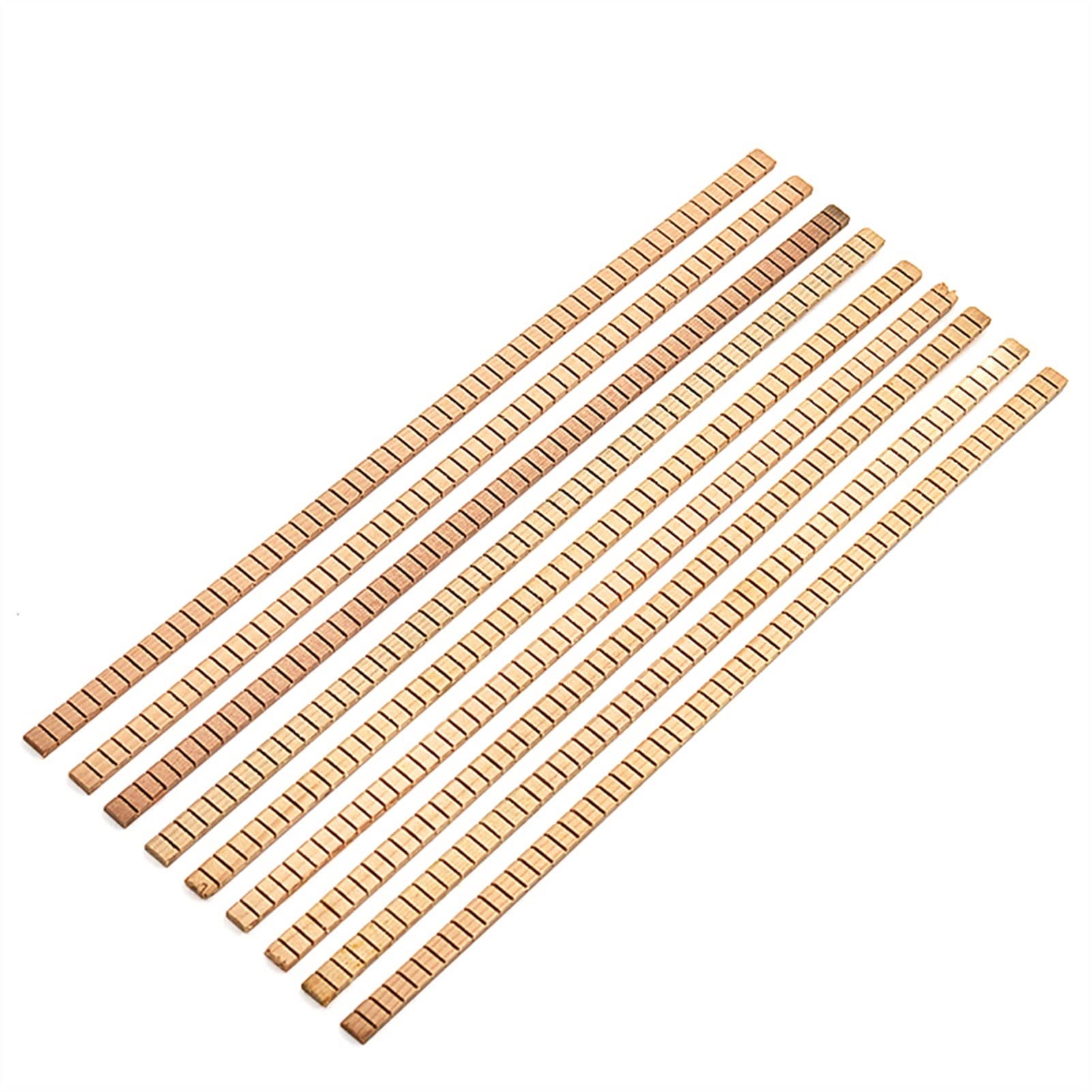 TSTS 5-Piece Ukulele Echo Strip Wood Sash Lining Set - Guitar Parts Replacement for DIY Guitar Making & Repair | Perfect for Ukulele and Acoustic Guitar Maintenance