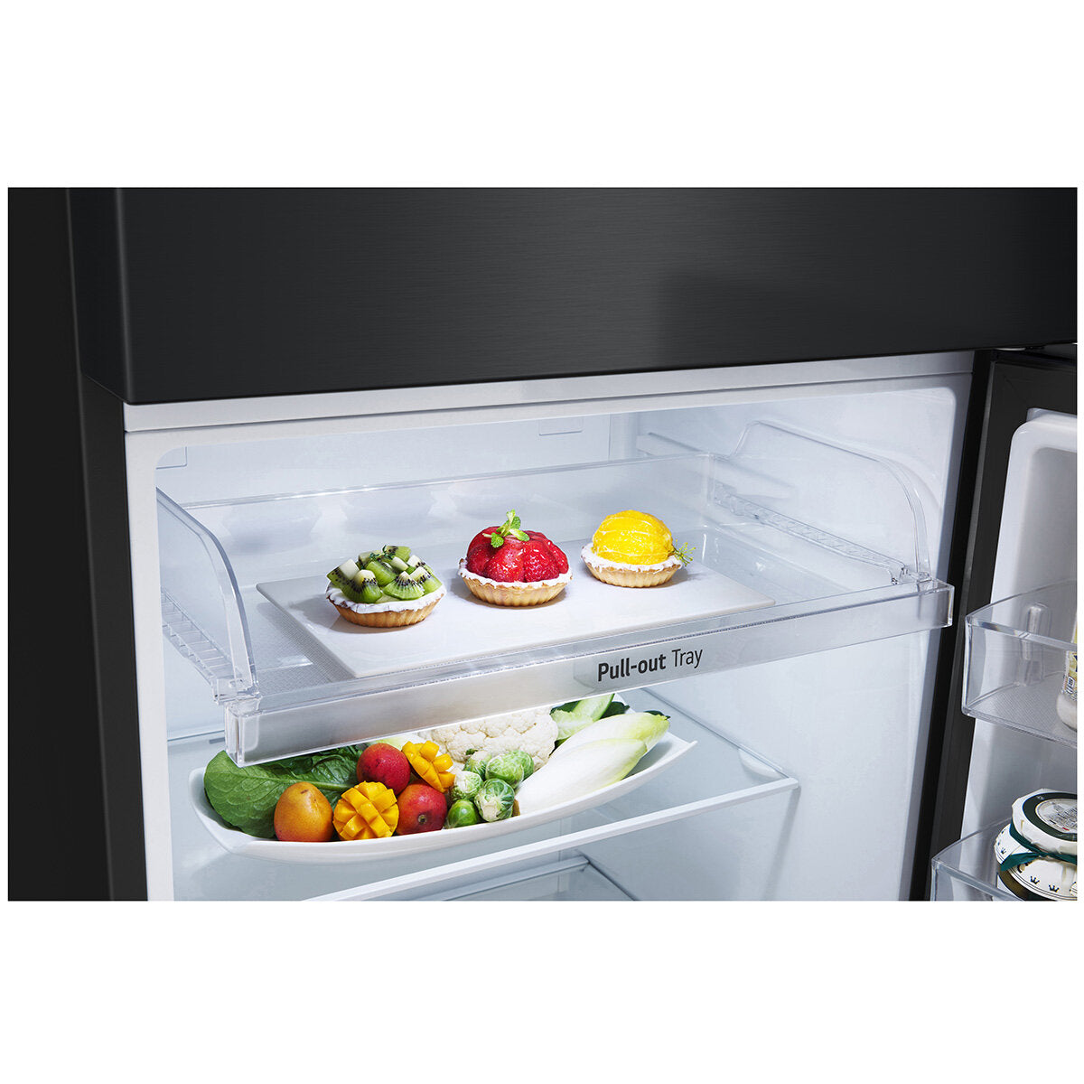 LG 375L Top Mount Refrigerator with Matte Black Finish - Energy Efficient 5MB Model for Modern Kitchens | Perfect for Small Families & Apartment Living