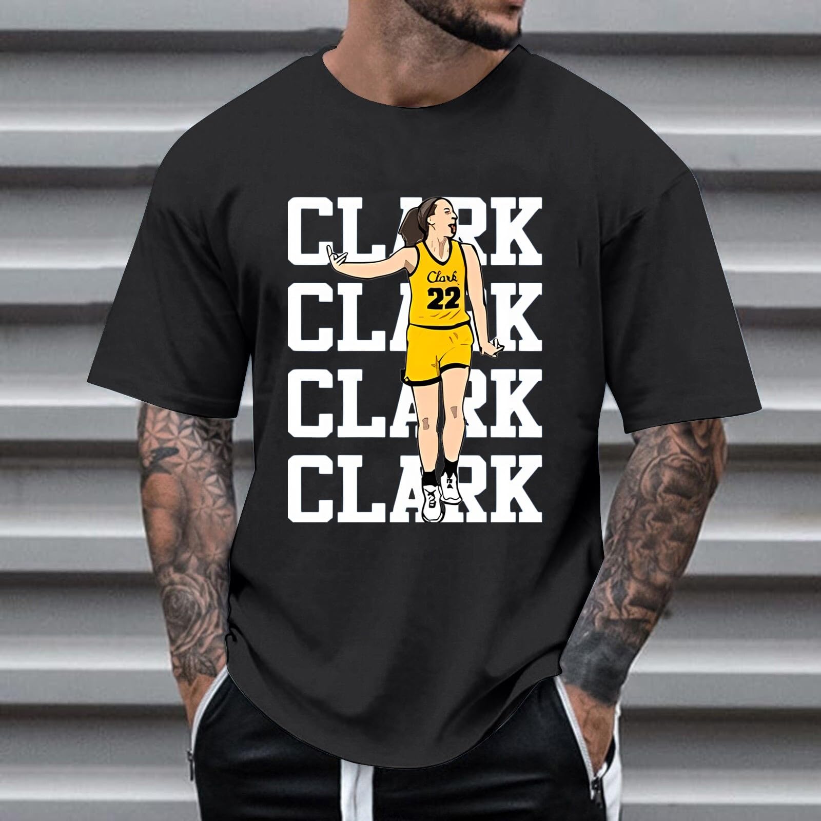 Clark Basketball Jersey - Short Sleeve Sport Shirt for Men & Women | Game Day & Fan Wear