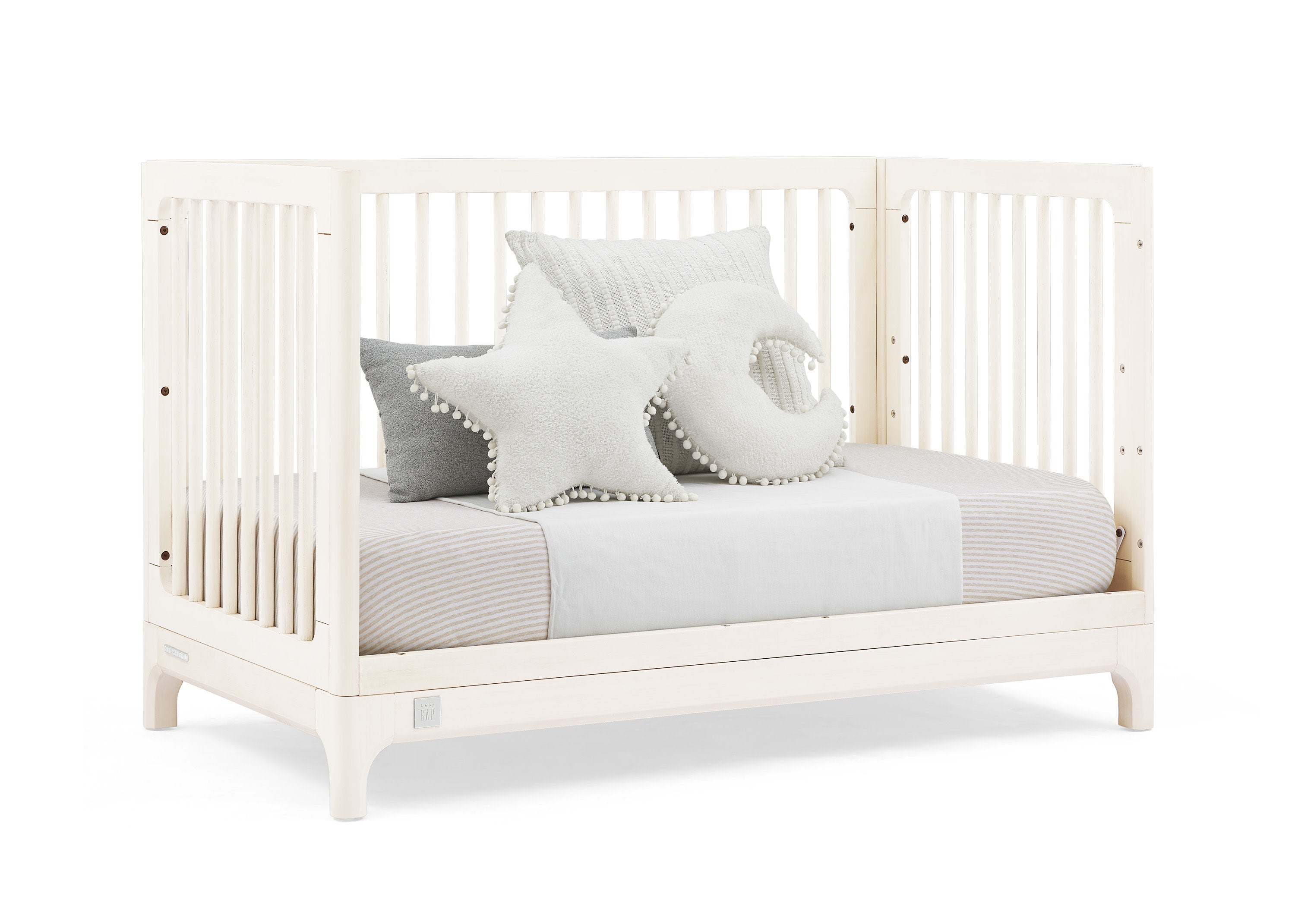 BabyGap Wren 4-in-1 Convertible Crib - Nursery Furniture for Newborn to Toddler | Safe & Stylish Baby Bed for Nursery, Bedroom & Daycare