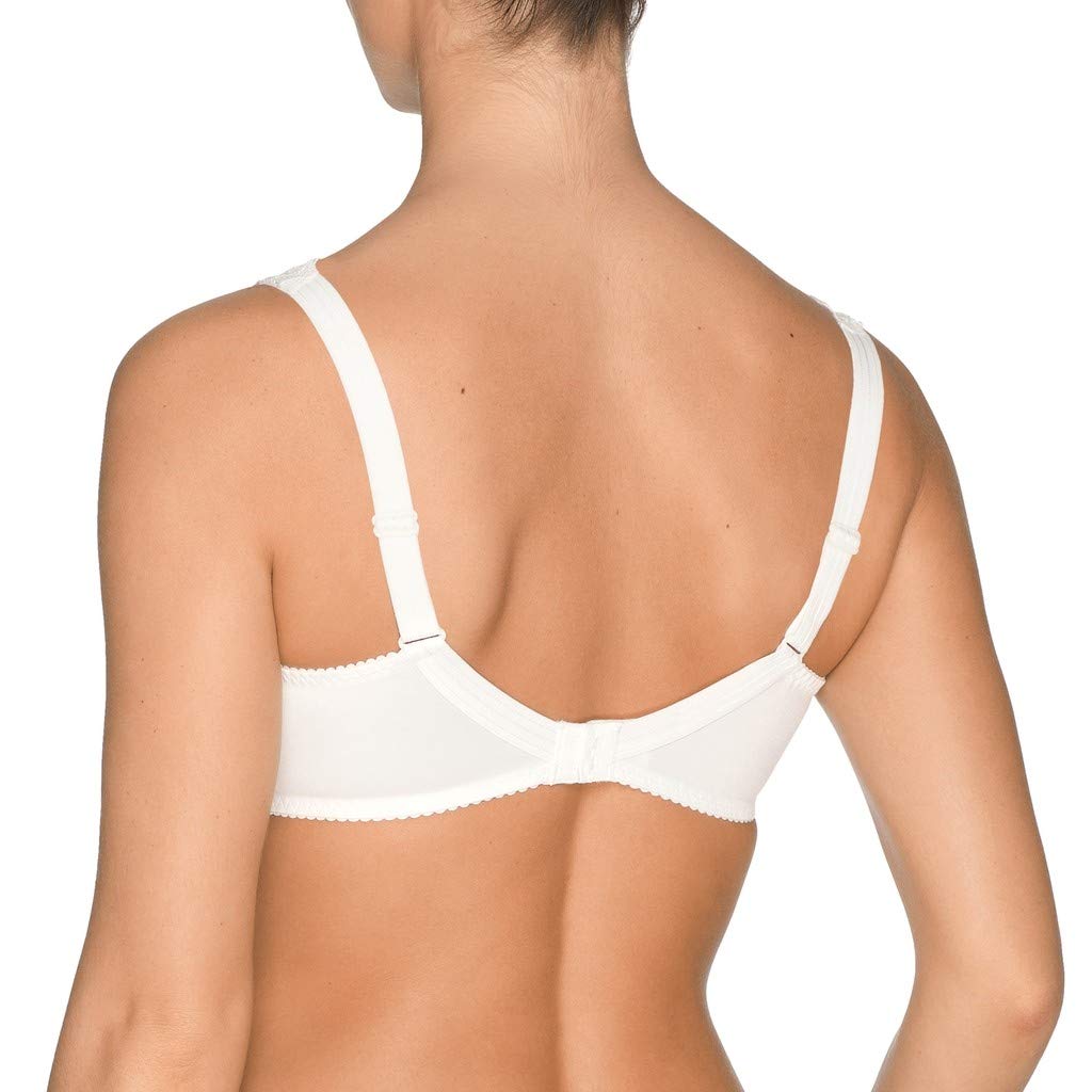 PrimaDonna Deauville Side Support Bra 42C White - Full Coverage Comfort Bra for Women, Plus Size Support Underwire Bra for Everyday Wear & Special Occasions