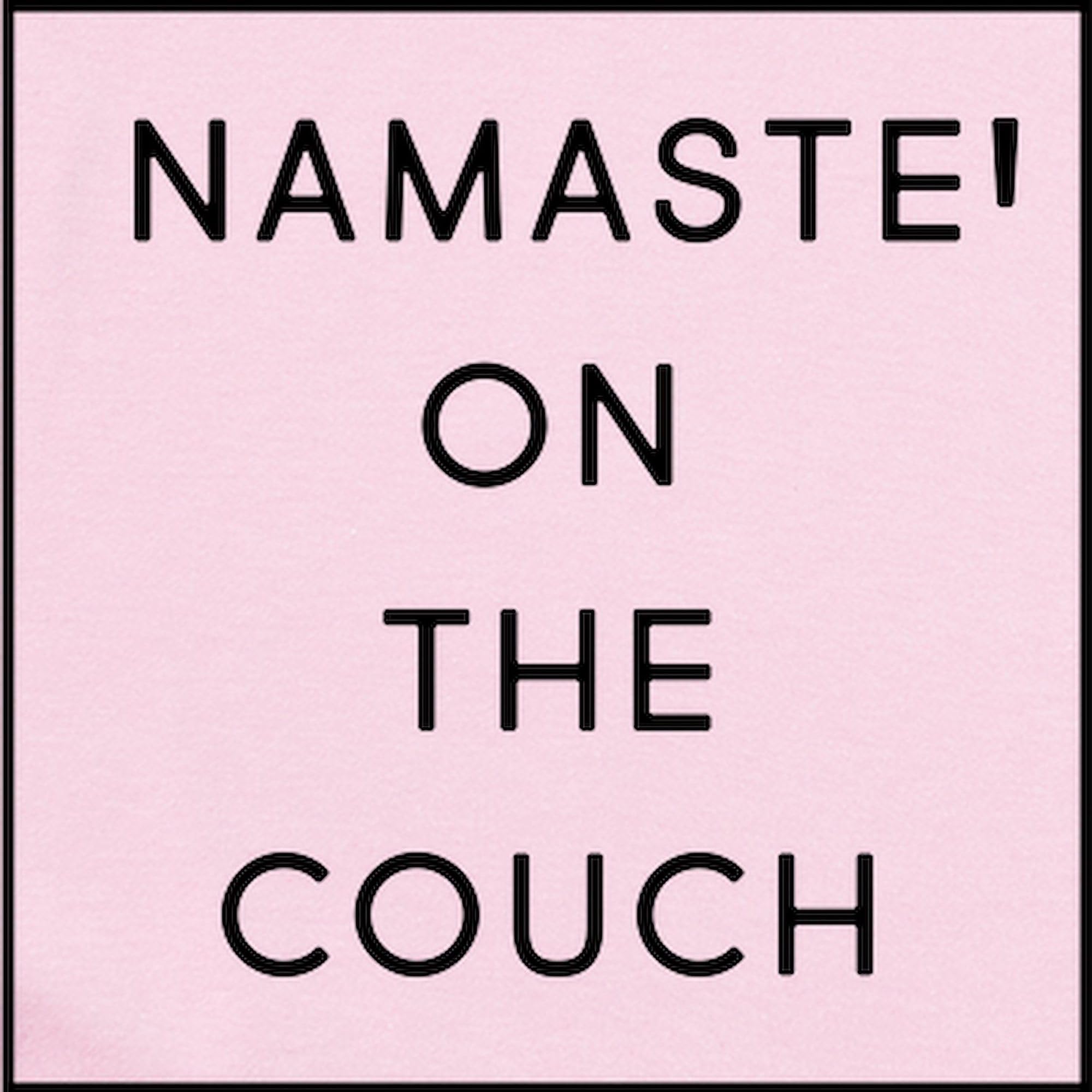 Namaste On The Couch Baby Bodysuit - Cute Infant Romper & Lightweight Onesie for Newborns - Perfect for Yoga Moms, Relaxing at Home & Playtime