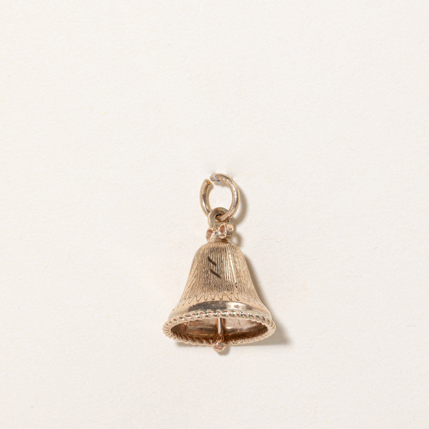 10k Yellow Gold Bell Charm Pendant - Elegant Jewelry for Necklaces & Bracelets - Perfect for Gifts, Parties & Everyday Wear