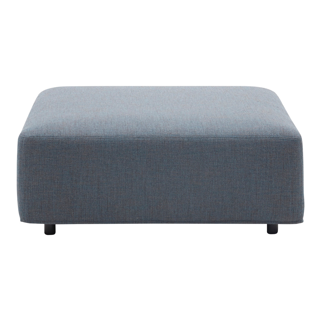 Muller Wulff Cabala Pouf Softline - Stylish and Comfortable Round Footstool Ottoman for Living Room, Bedroom, Nursery - Perfect for Relaxing, Reading or Extra Seating