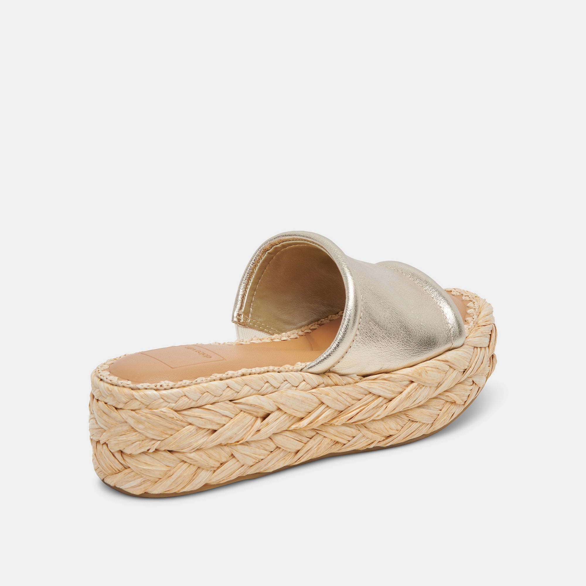 CHAVI Women's Light Gold Metallic Leather Sandals - Comfortable & Stylish for Summer, Beach, and Casual Outings