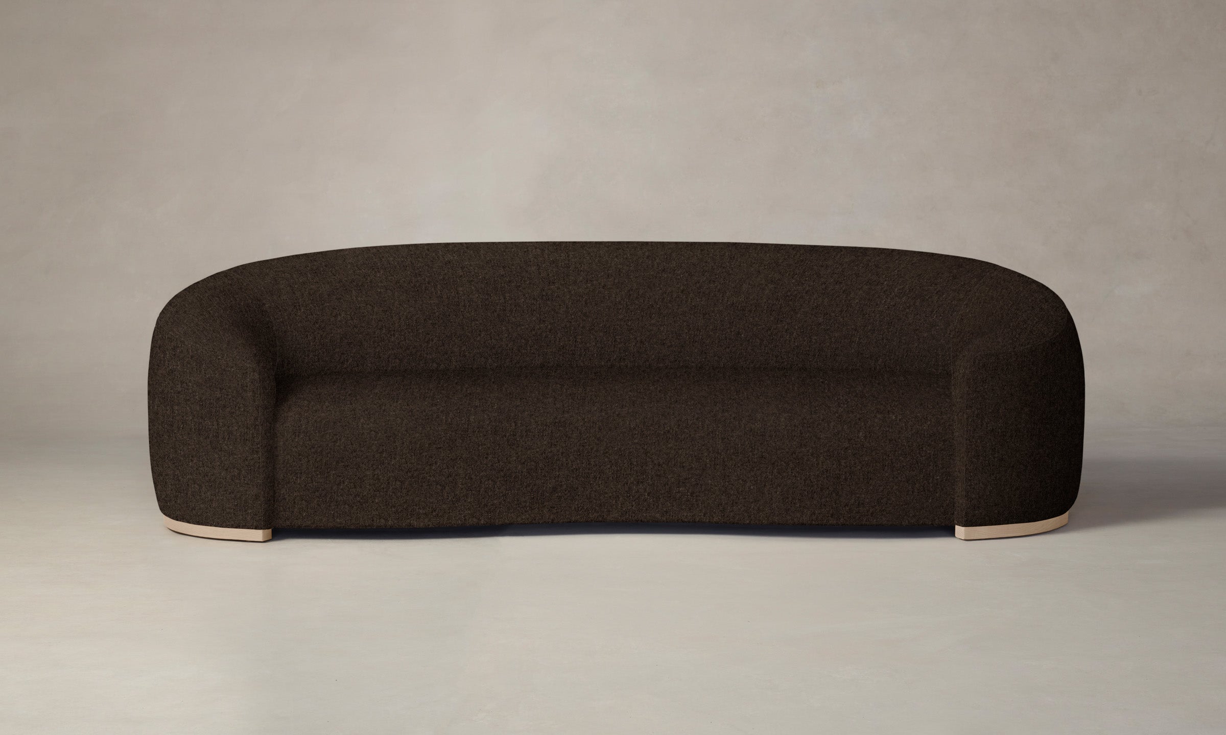 The Chelsea Sofa - Italian Brushed Wool in Cocoa Brown | Luxurious Living Room Centerpiece for Modern Homes