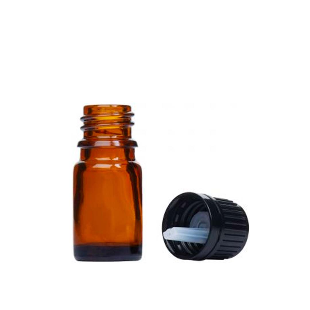 Premium 5ml Essential Oil Glass Bottles - Set of 4, 6, or 12 - Perfect for Aromatherapy, DIY Blends & Travel-Sized Storage
