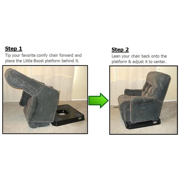 3 Inch Recliner Riser & Chair Lift Platform - Little Boost Platform for Easy Standing & Getting Out of Recliners | Perfect for Elderly, Post-Surgery Recovery & Mobility Assistance at Home