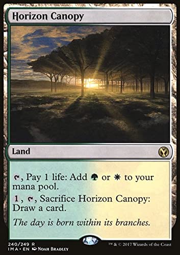 MTG Magic: The Gathering - Horizon Canopy (240) Iconic Masters IMA Card | Rare MTG Land for Commander & Modern Decks | Perfect for Competitive Play & Collectors