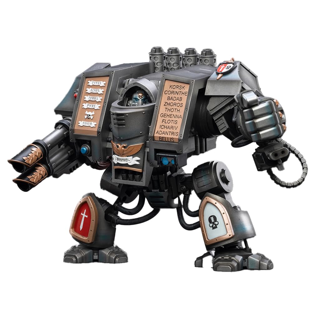 JOYTOY Warhammer 40,000 1/18 Scale Grey Knights Venerable Dreadnought Action Figure - Highly Detailed Collectible Mecha Model for Adult Collectors | Perfect for Display, Gaming Battles & Birthday Gifts