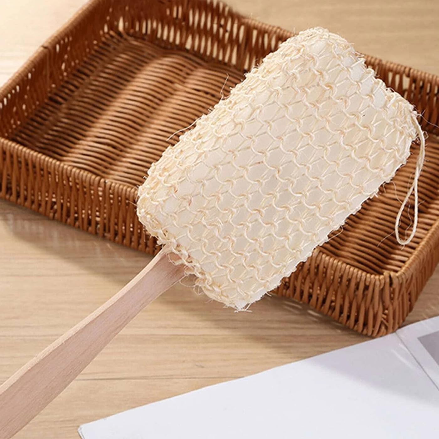 Baal Body Bath Brush - Exfoliating Back Scrubber with Long Handle for Deep Cleaning & Dead Skin Removal - Perfect for Shower, Bath & Spa Use