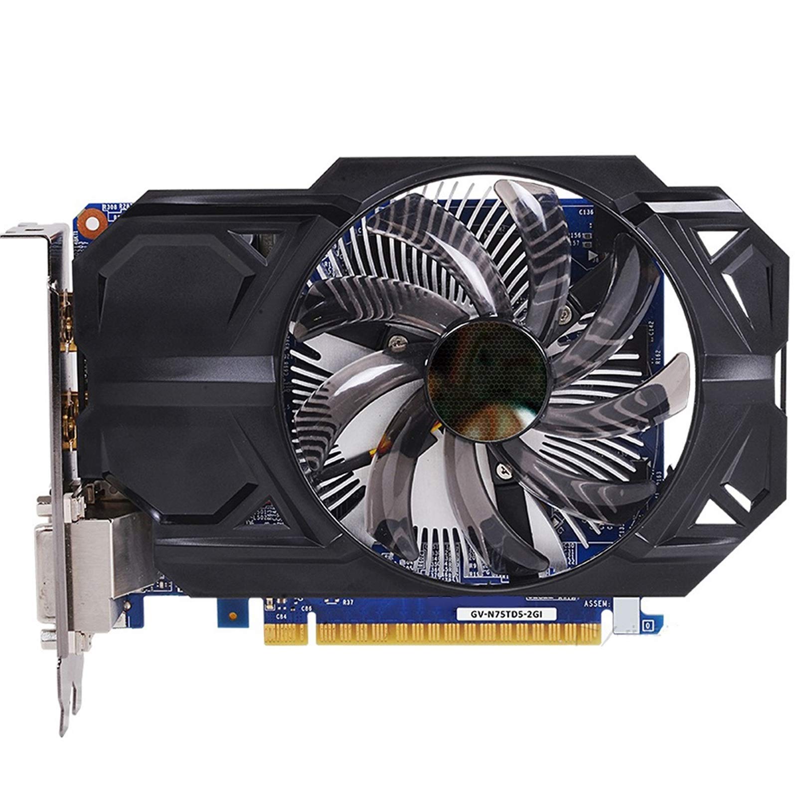 WWFZS NVIDIA GeForce GTX 750 Ti 2GB GDDR5 128-Bit Graphics Card - Compatible with GIGABYTE GTX 750Ti, HDMI/DVI/VGA Output - Perfect for Gaming PCs, Home Theater & 4K Video Editing