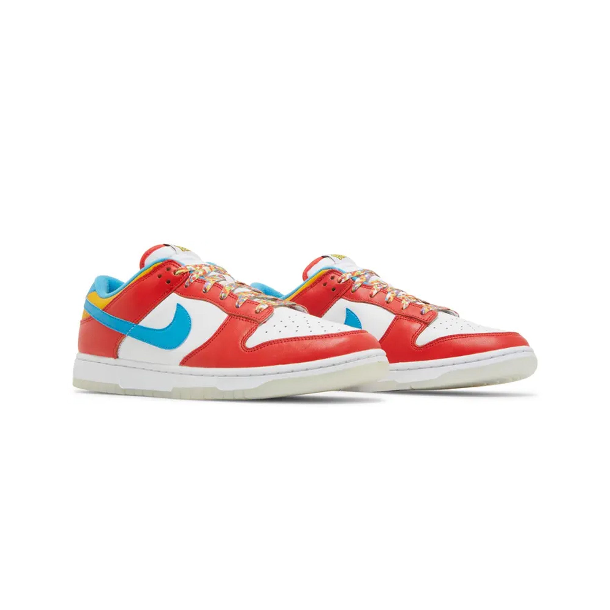 Nike Dunk Low QS x LeBron James 'Fruity Pebbles' Sneakers (2022) - Limited Edition Basketball Shoes for Casual Wear & Street Fashion