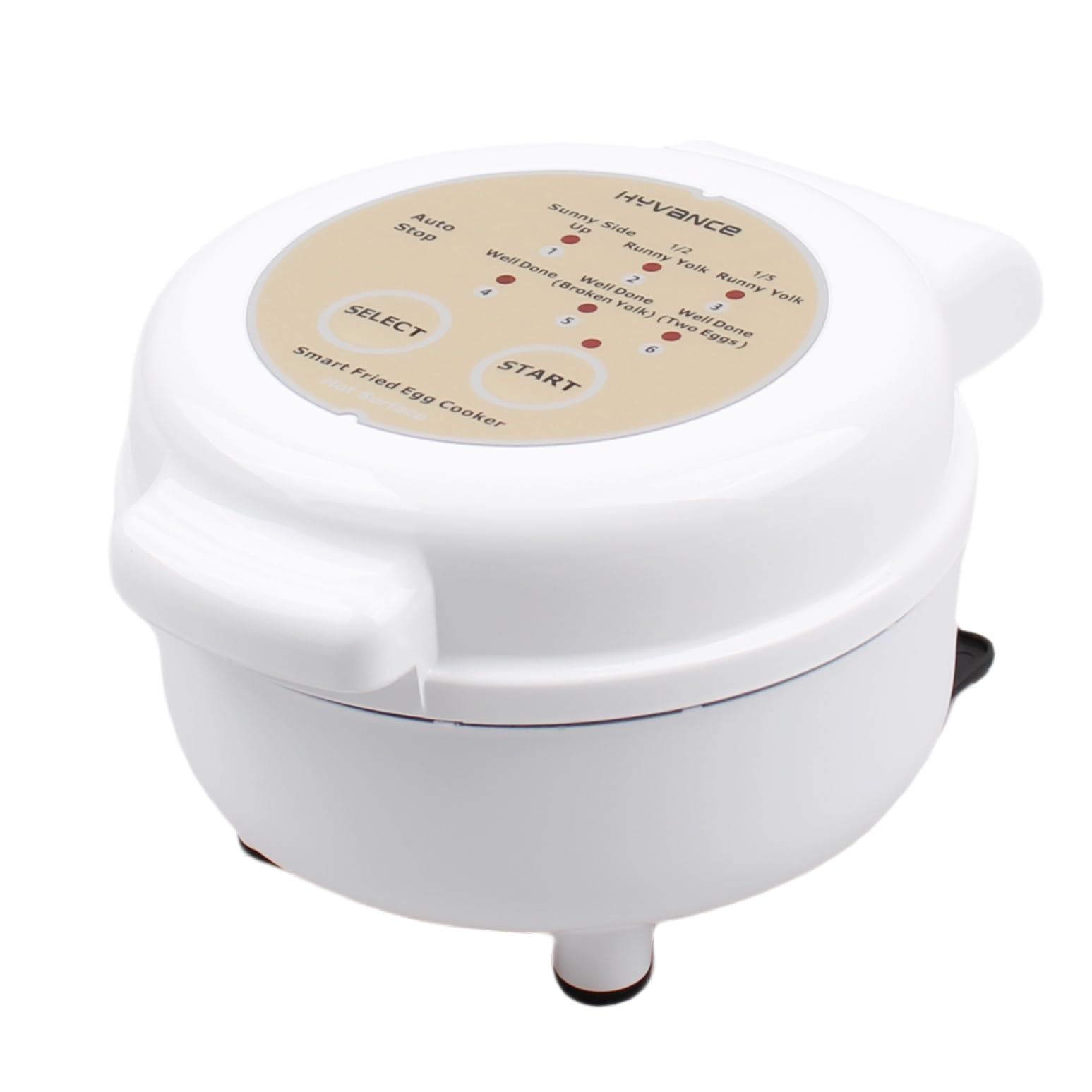 Smart Fried Egg Cooker - Make 6 Eggs (Sunny Side Up, Over Easy) with Auto Shutoff & Sound Alarm | Non-Stick Coating & Patented Design | Perfect for Breakfast, Brunch, or Meal Prep