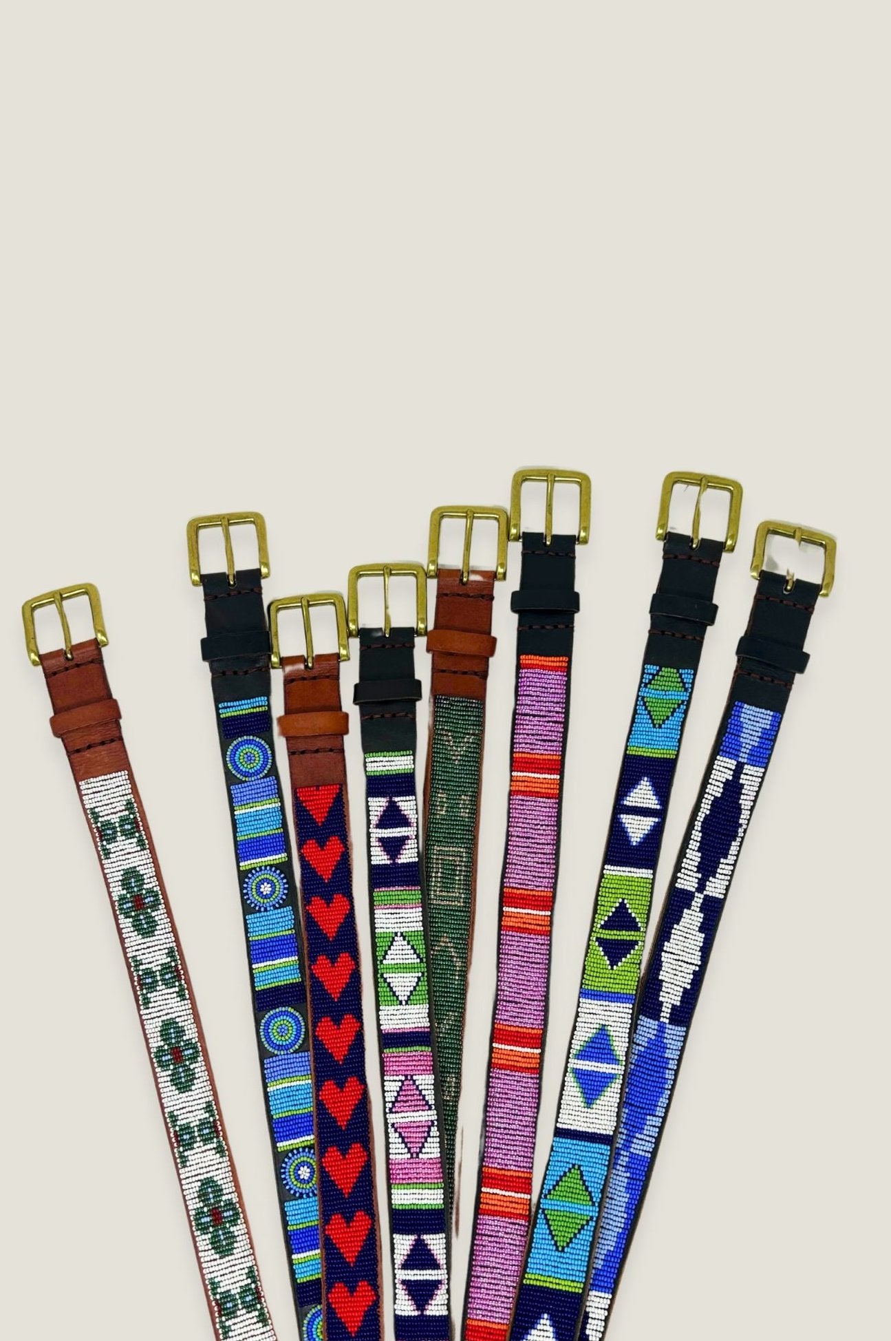 Unisex Toto Belt for Men & Women - Adjustable Turquoise Green Leather Strap | Perfect for Casual Wear, Jeans, and Boho Fashion Outfits