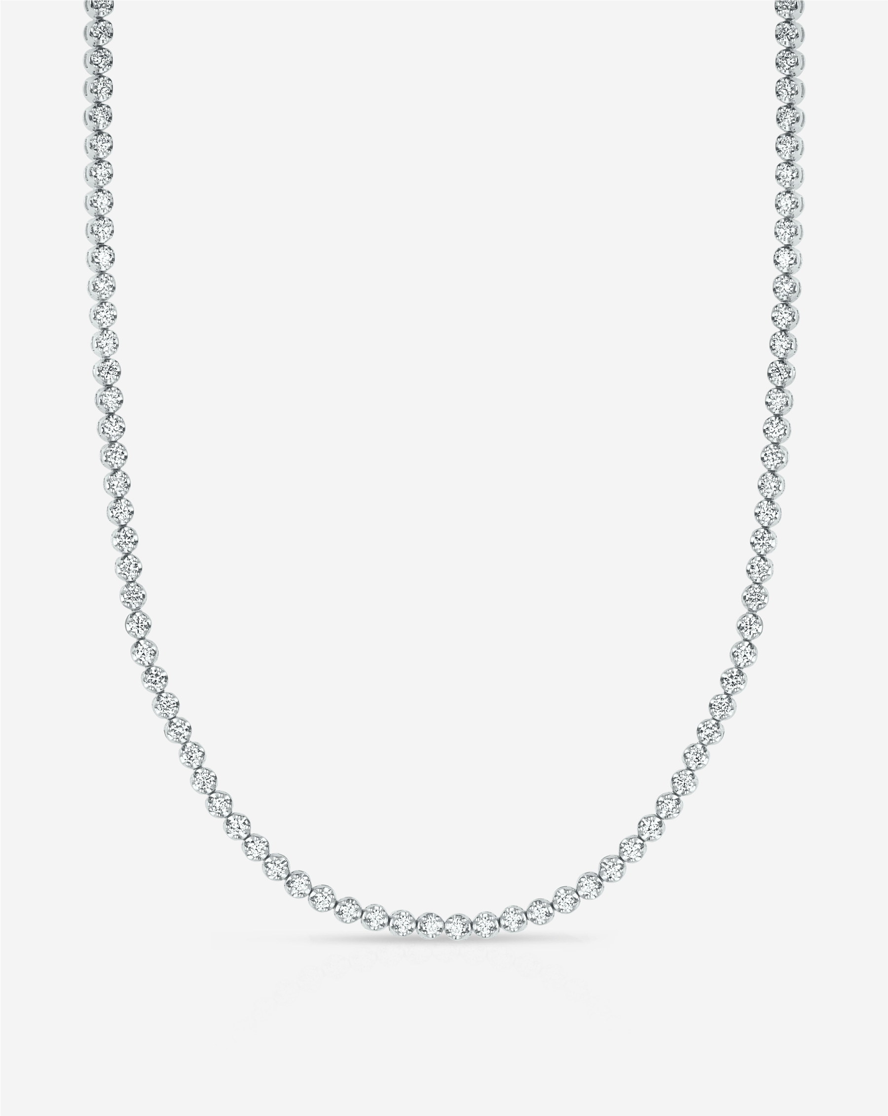 2 in 1 Diamond Tennis Necklace & Bracelet Set - 14K Gold Plated Cubic Zirconia Jewelry for Women - Perfect for Weddings, Parties & Special Occasions