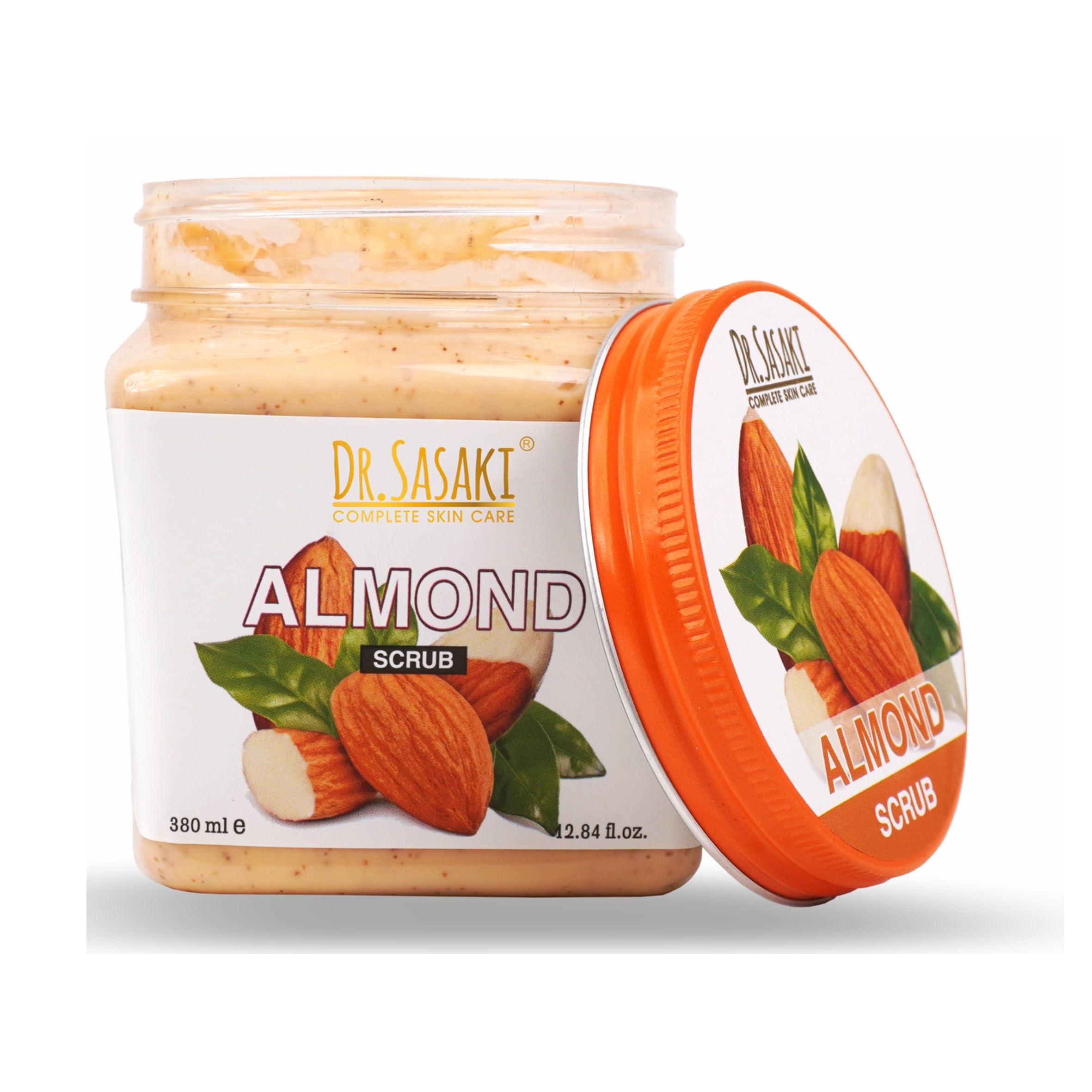 Dr. Sasaki Complete Skin Care Almond Face & Body Kit - 4 Pack (380ml Each) for Hydration, Brightening & Anti-Aging | Perfect for Daily Skincare Routine & Spa Treatments