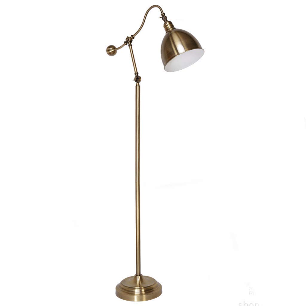 Vintage Copper Floor Lamp - Retro Uplighter for Living Room, Bedroom & Study | Antique Style Home Decor Lighting for Bedside Tables & Reading Nooks