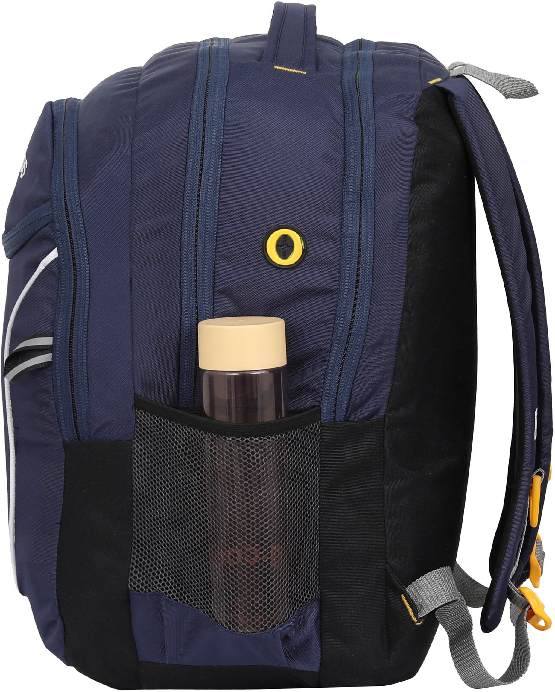 Kyros 35L Unisex Casual Polyester Backpack - Lightweight School Bag for Women, Men, Boys & Girls - Water-Resistant Travel Backpack (Blue) - Perfect for College, Hiking, Work & Daily Commute