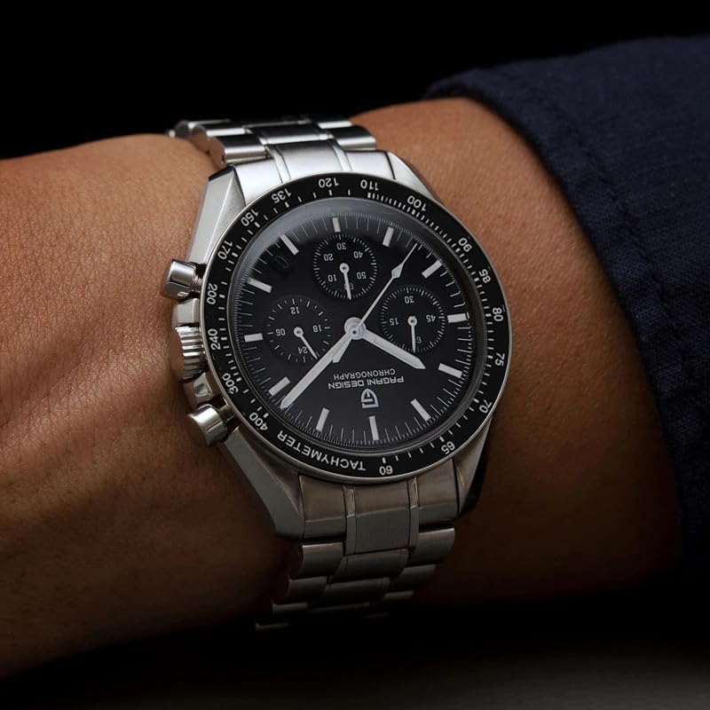 Pagani Design PD1701V3 Men's Quartz Chronograph Watch - Stainless Steel Sports Watch with Japan VK63 Movement, Waterproof, Durable for Everyday Wear - Perfect for Business, Casual & Outdoor Activities