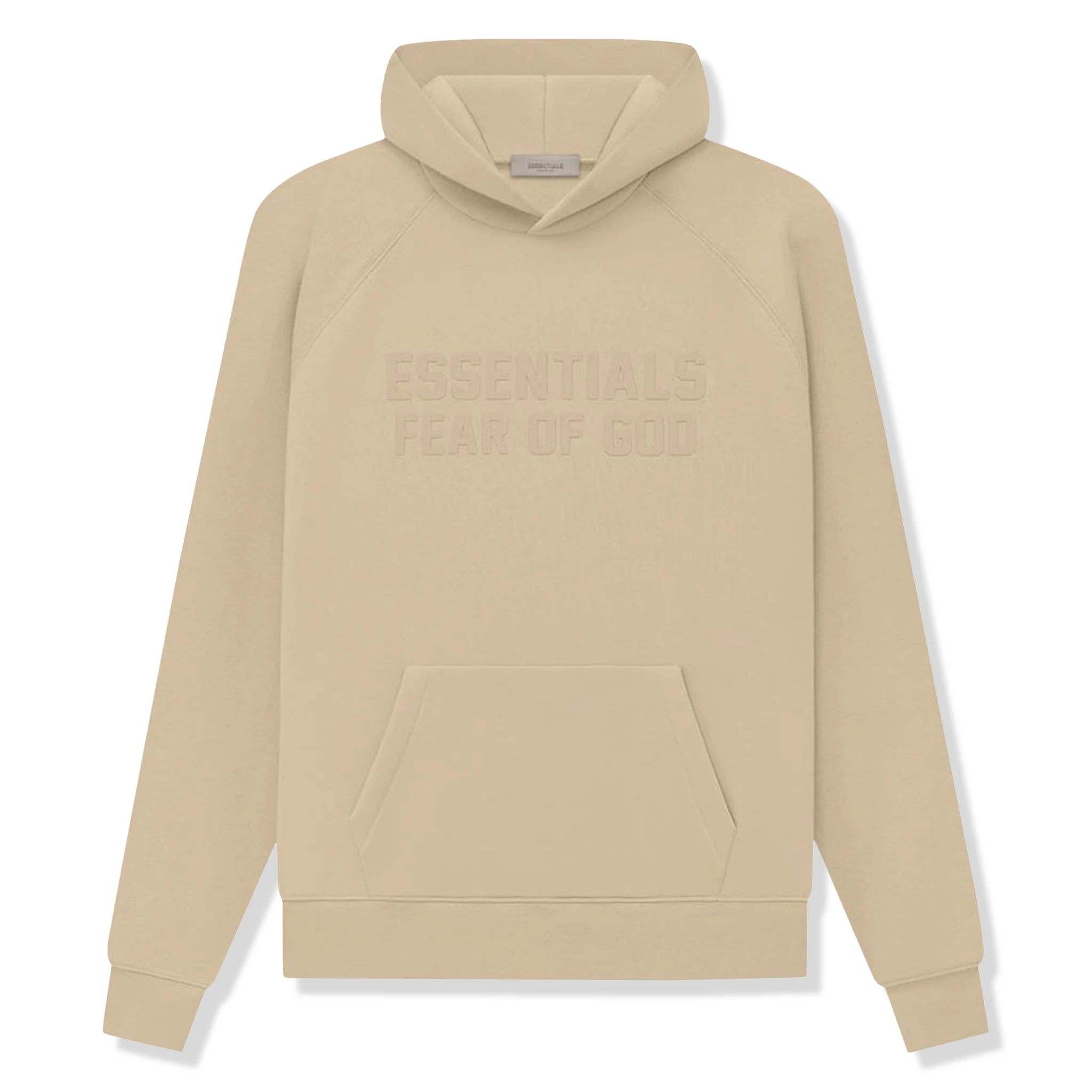 Fear of God Essentials Sand Hoodie SS23 - Men's Casual Pullover Sweatshirt for Streetwear & Loungewear