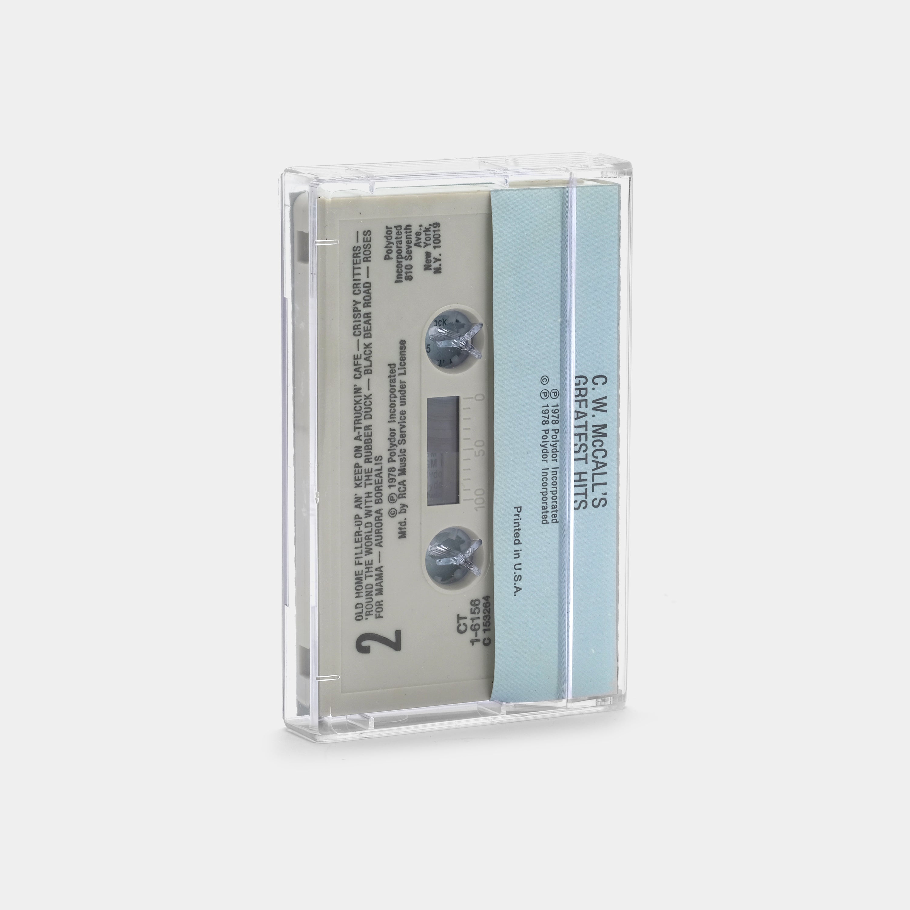 C.W. McCall's Greatest Hits Cassette Tape - Classic Trucker Country Music Collection - Perfect for Road Trips & Nostalgic Listening