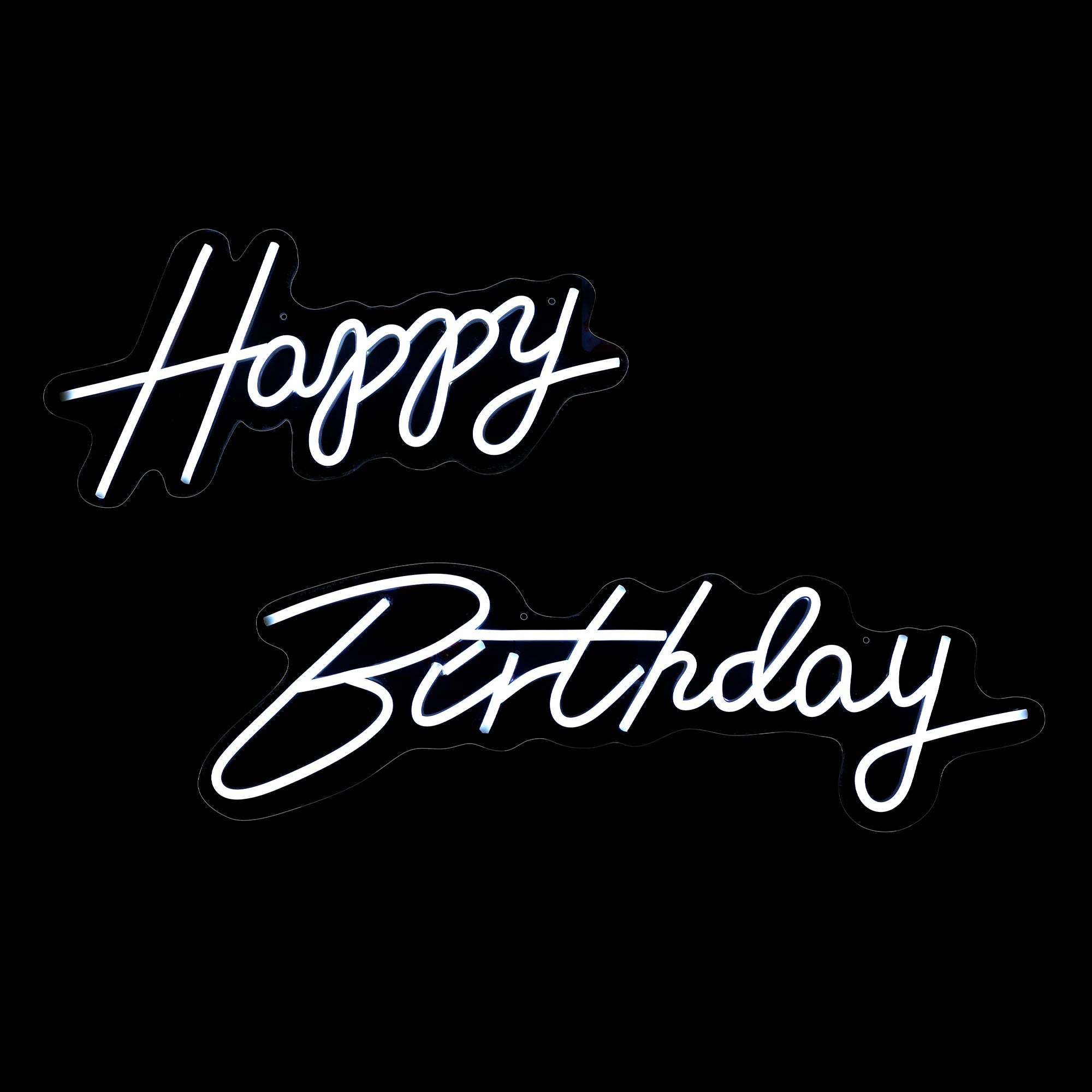 Happy Birthday Neon Sign - Vibrant LED Light for Parties & Celebrations - Perfect for Birthday Decorations, Home & Event Lighting