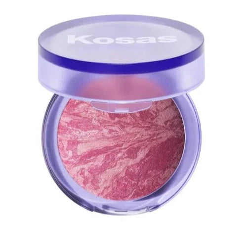 Kosas Blush is Life Baked Talc-Free Illuminating Dimensional Blush - Natural Glow for Cheeks & Face Makeup | Perfect for Daytime, Night Out & Special Occasions