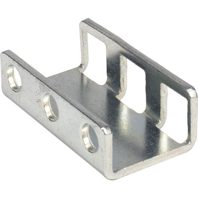 1U Rack Mount Bracket with 2 Bends, 1 Inch Depth - Heavy Duty Server & Network Equipment Mounting Bracket for Data Centers & Home Offices