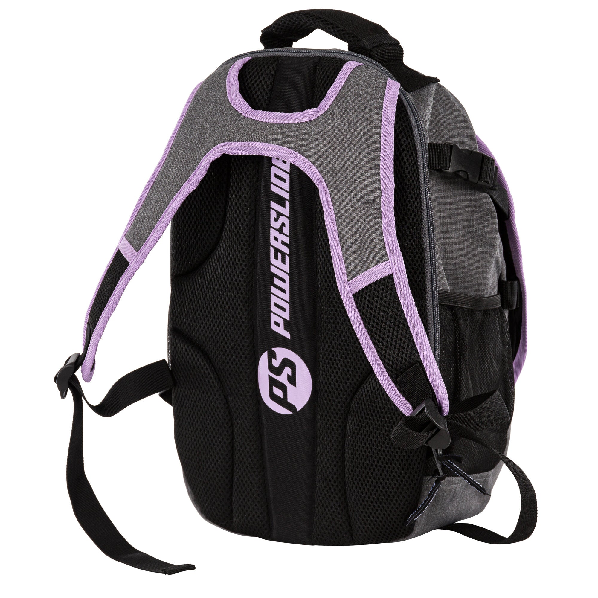 Premium Fitness Backpack for Gym & Workout - Dark Grey & Purple Water-Resistant Design - Ideal for Gym, Running, Travel & Outdoor Activities