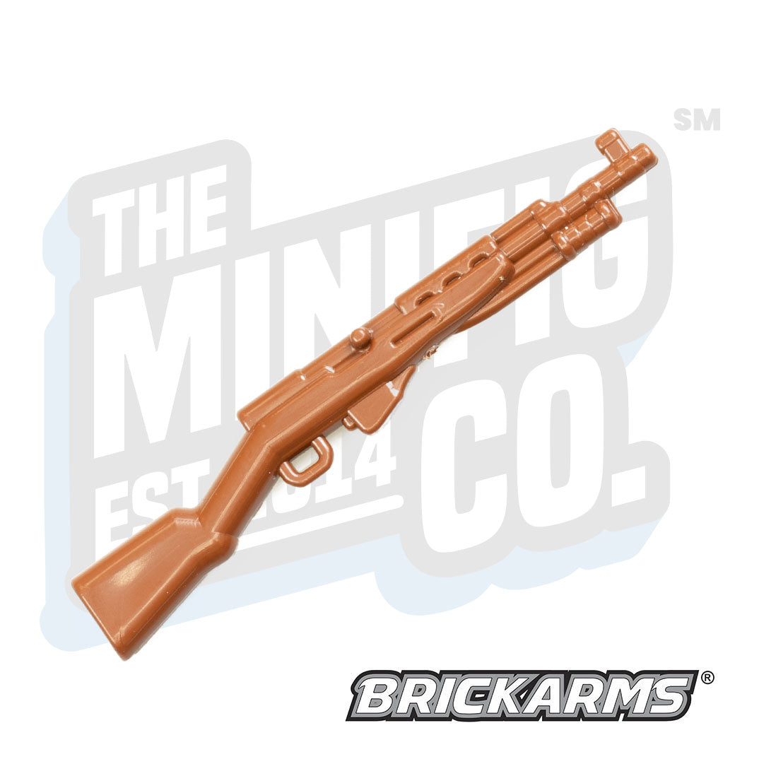 Original SKS Rifle Stowed Stock - Brown Wooden Finish for Hunting & Outdoor Adventures | Perfect for Collectors & Survivalists