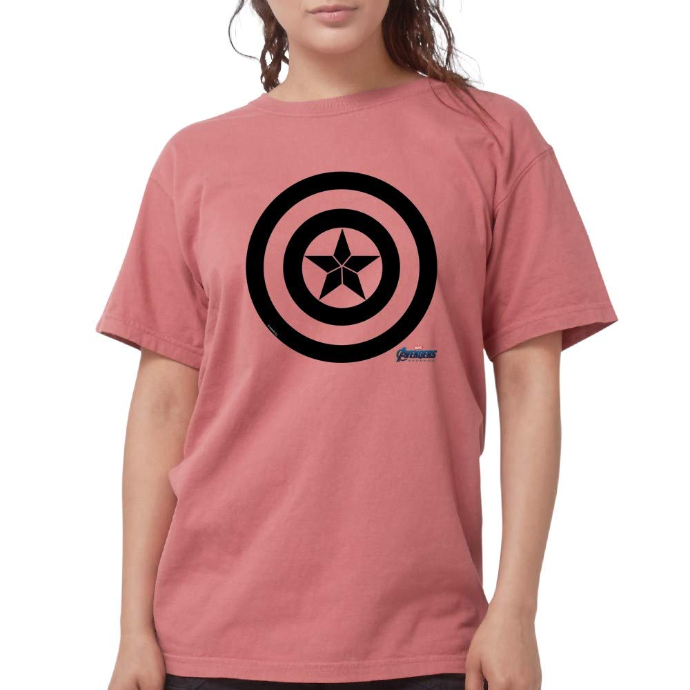 Captain America Shield Women's Comfort T-Shirt - Soft Cotton Marvel Superhero Tee for Fans & Cosplay | Casual Wear, Gift Idea, Comic Con Outfit