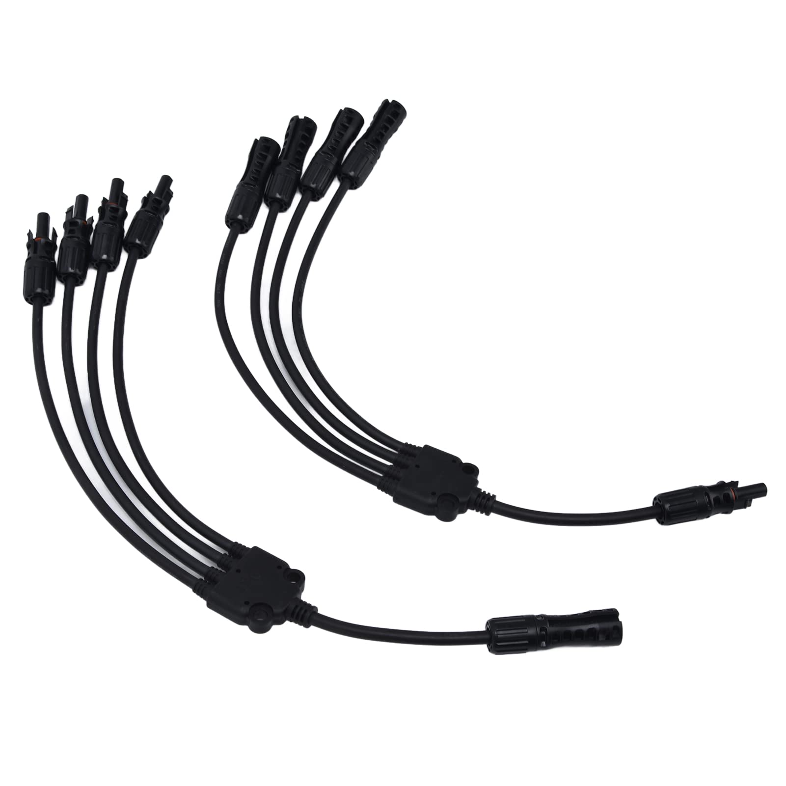Solar PV Connector - Waterproof 4 in 1 Solar Panel Connector with UV Protection, 1500V 30A for Solar Panel Systems - Perfect for Home, RV and Off-Grid Solar Installations