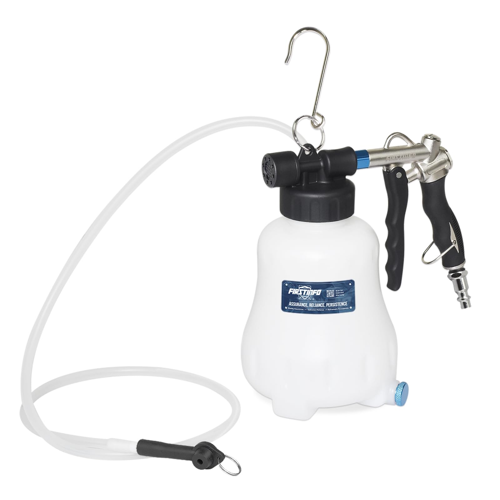 FIRSTINFO A1157US Patented Vacuum Brake Bleeder - Hands-Free Operation, Durable Design for Car & Motorcycle Maintenance - Perfect for DIY Auto Repair & Professional Mechanics